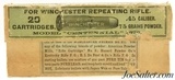 Winchester 45-75 Ammo Final Version "Model Centennial 1876" Full Box