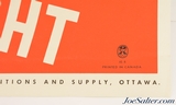 WWII Canadian War Poster "Says Mike: It's Got to Be Right...To Win the Fight" - 6 of 7