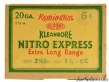 Excellent Full Remington 20 Ga Nitro Express Shotgun Shells Paper Hull 1930's - 2 of 7