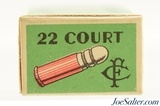 French 22 Short Ammo Cartoucherie Francaise Early Issue Foreign Cartridge - 2 of 4