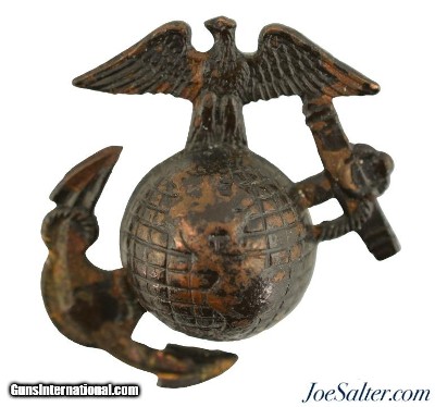 WWI USMC Enlisted Hat Insignia 1914-22 EGA Service