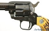 Colt Single Action Army Frontier Scout 22 LR Faux Stag Grips 1958 w/ Holster - 6 of 13