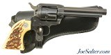 Colt Single Action Army Frontier Scout 22 LR Faux Stag Grips 1958 w/ Holster - 1 of 13