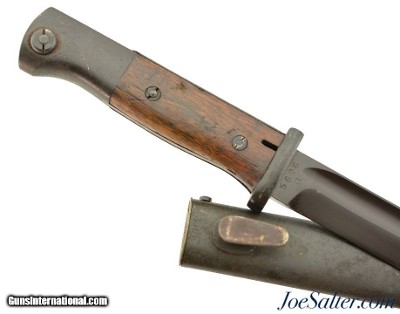 WWII German K98 Bayonet and Scabbard Coppel GmbH 1939