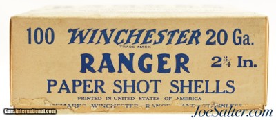 Winchester Ranger 20 GA Paper Primed Shot Shells Partial Box 85 Count - Image 2 of 7