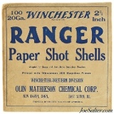 Winchester Ranger 20 GA Paper Primed Empty Shot Shell Partial Box 85 Count - 1 of 7