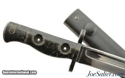 British L1A3 First Pattern Bayonet and Scabbard
