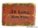 Full Box UMC 38 Long Rim Fire Black Powder Ammo "Fabric" Box - 5 of 7