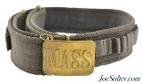 US Mills Model 1894 Mounted Cartridge Belt MASS.