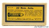 Rare Western 22 Rem Auto Ammo "Bullesye" Target Logo Full Box Excellent - 6 of 7