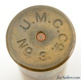 Massive Loaded U.M.C. Co. No. 3 Gauge Shotgun Shell Collector Cartridge - 2 of 3