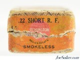 Remington UMC 22 Short Smokeless Ammo 2nd Rem UMC Combined Logo Issue - 3 of 7