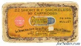 Remington UMC 22 Short Smokeless Ammo 2nd Rem UMC Combined Logo Issue - 1 of 7