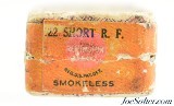 Remington UMC 22 Short Smokeless Ammo 2nd Rem UMC Combined Logo Issue - 5 of 7
