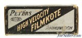 Peters High Velocity 22 Long "FILMKOTE" Kings Mills Full Box 1934 Issues - 2 of 7