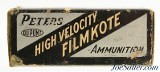 Peters High Velocity 22 Long "FILMKOTE" Kings Mills Full Box 1934 Issues - 4 of 7