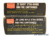 Sears Ted Williams 1978 Issues 22 Short & 22 Long Rifle Ammo Boxes - 2 of 4