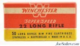 Brick Fresh Winchester Super Speed 22 LR Ammo Full Box 1946 Issues - 6 of 7