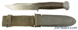 WWII USN MK1 Pal RH 35 W Fighting Knife with Scabbard - 1 of 9