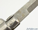 AB Italy 11" Swivel Bolster Auto Knife with Damascus Stag Limited Edition - 7 of 12