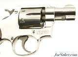 Excellent Nickel 32 Hand Ejector Smith & Wesson Pre-Model 30 Scarce 2 Inch Barrel - 3 of 11