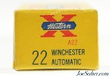 Full Box Western 22 Winchester Automatic Ammo 45 Gr 50 Rds Excellent - 3 of 7