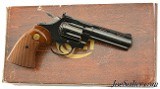 Excellent Colt Diamondback .22 Revolver with Original Box