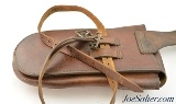 WW1 British Canadian Cavalry Leather Horse Saddle Bags - 5 of 9