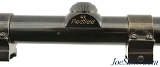 Vintage Redfield 4X Widefield Gloss Duplex Scope and rings - 2 of 4