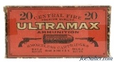 Ultramax 30-30 Win Ammo 165 Grain Round Nose Flat Point