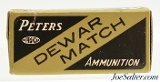 Peters Dewar Match 22 LR Ammo Full Box Kings Mills / Remington - 2 of 7