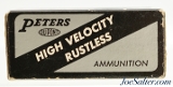 Peters High Velocity Rustless 1940 Issue 22 LR Ammunition Full Kings Mills - 2 of 6