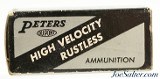 Peters High Velocity Rustless 1940 Issue 22 LR Ammunition Full Kings Mills - 4 of 6