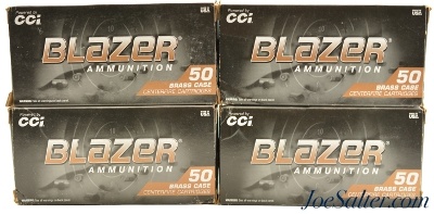 Blazer/CCI 40S&W 165gr. FMJ Ammunition 200 Rounds