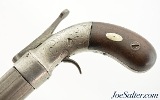 Scarce Stocking & Co. Single Action Pepperbox 28 Cal Worcester Mass - 5 of 13