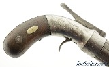 Scarce Stocking & Co. Single Action Pepperbox 28 Cal Worcester Mass - 2 of 13