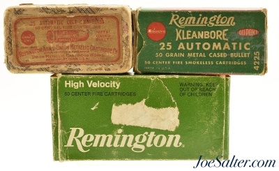 Lot of 25 Automatic Ammo 117 Rounds