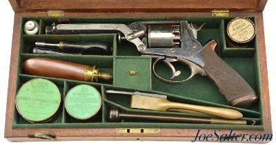 Exquisite Cased Tranter Revolver by William Lowe of Chester