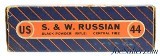 Scarce Full Box US Cartridge Co. 44 S&W Russian Ammo Lowell, Mass 50 Rds - 2 of 7