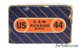 Scarce Full Box US Cartridge Co. 44 S&W Russian Ammo Lowell, Mass 50 Rds - 3 of 7