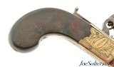 British Brass-Frame Flintlock Turn-Off Pistol by William Parker of London - 2 of 12