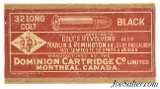 Dominion Cartridge Co. 32 Long Colt BP Ammo Marlin & Remington Call Outs