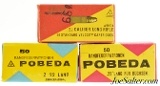 Vintage 1970's Yugoslavia 22 LR Foreign Collector Ammunition 3 Boxes