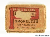 Scarce Peters 22 Winchester Auto Ammo Smokeless Partial Box - 3 of 6