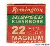 Very Hard To Find Recalled Remington 1961 22 Magnum Hollow Point Ammo - 5 of 7