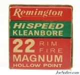 Very Hard To Find Recalled Remington 1961 22 Magnum Hollow Point Ammo - 3 of 7