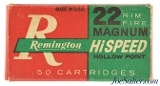 Very Hard To Find Recalled Remington 1961 22 Magnum Hollow Point Ammo - 1 of 7
