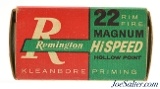 Very Hard To Find Recalled Remington 1961 22 Magnum Hollow Point Ammo - 2 of 7
