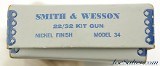 Excellent Boxed Smith & Wesson Model 34-1 "Kit Gun" Nickel 22 LR - 15 of 15