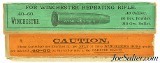 Excellent Mid 1880's First Type Box 40-60 Winchester Ammo Full & Original